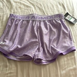 Under armor, purple athletic shorts brand new!